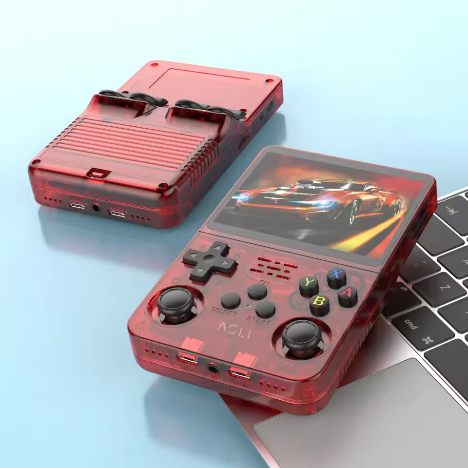 Asli Global Xretro Engine 3.5 Xretro Handheld Game Console With Linux System 128GB | Red Asli Global Xretro Engine 3.5 Xretro Handheld Game Console With Linux System 128GB | Red